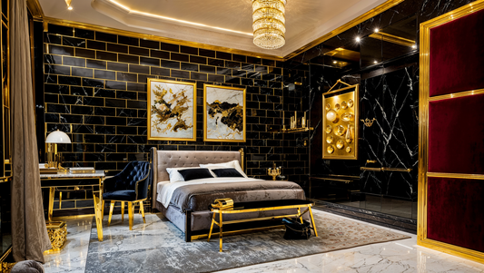 Visualisation of glamour bedroom SY0907
