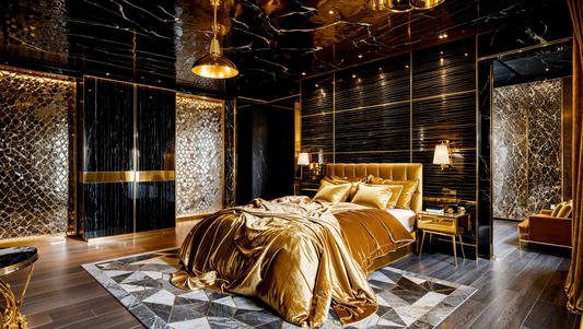 Visualisation of glamour bedroom SY1007