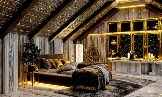 Visualisation of glamour bedroom SY1307