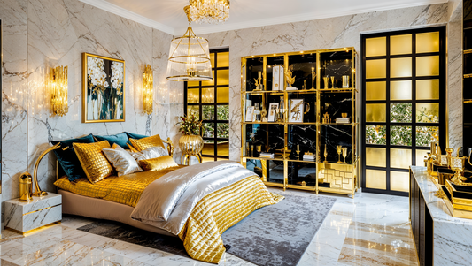 Visualisation of glamour bedroom SY1607