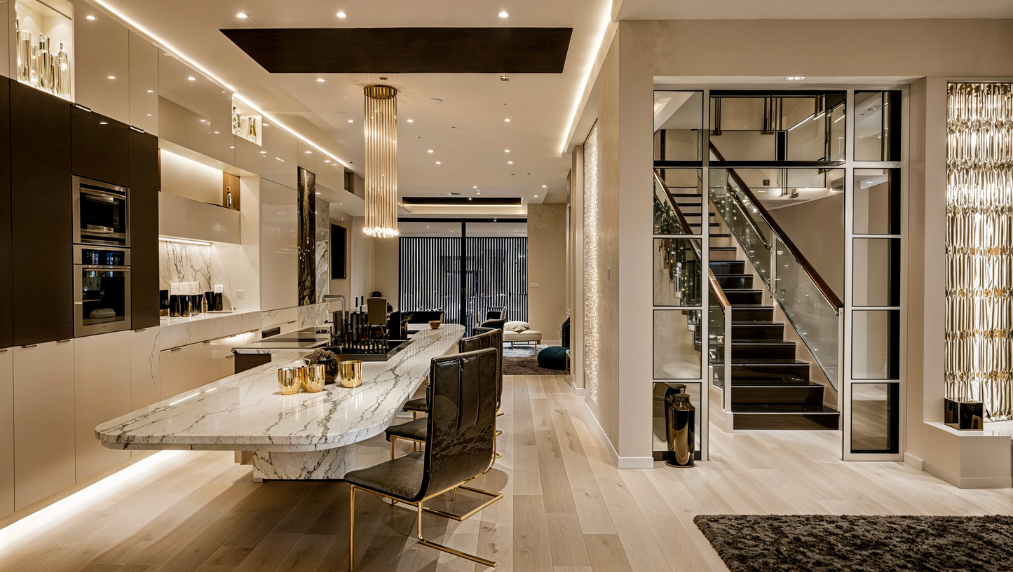 Visualisation of glamour kitchen IN002CA107