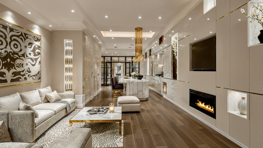 Visualisation of glamour living room IN002CA207