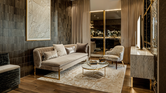 Visualisation of glamour living room IN003CA007