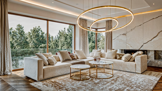 Visualisation of glamour living room IN005CA007