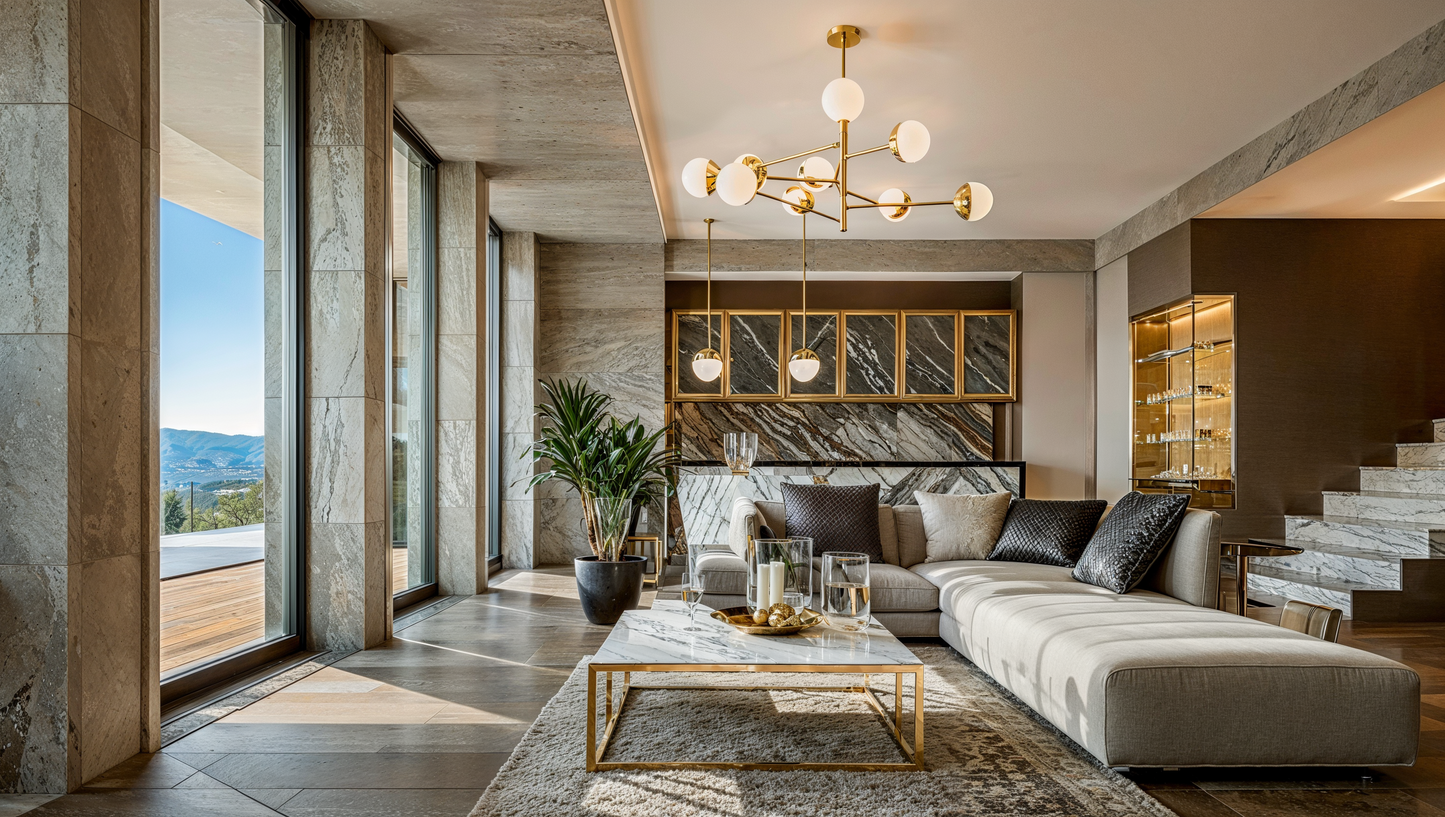 Visualisation of glamour living room IN00707